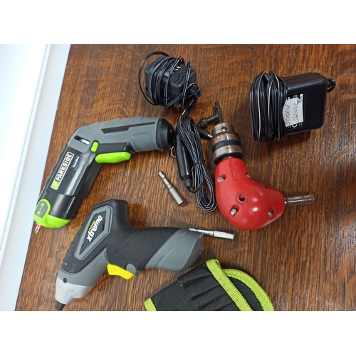 196 - Parkside & Challenge Rechargeable Screwdrivers