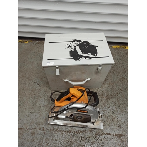 205 - Maxwerx Circular Saw In Metal Case.