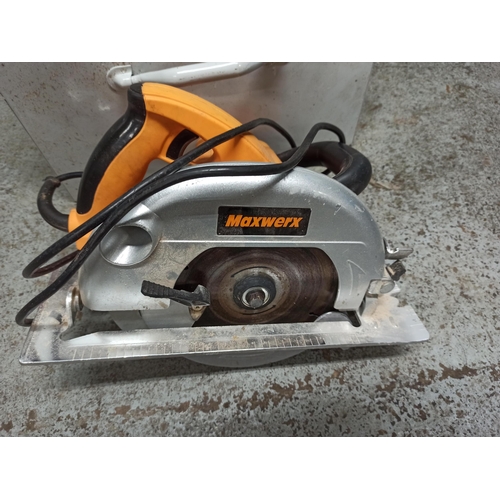 205 - Maxwerx Circular Saw In Metal Case.