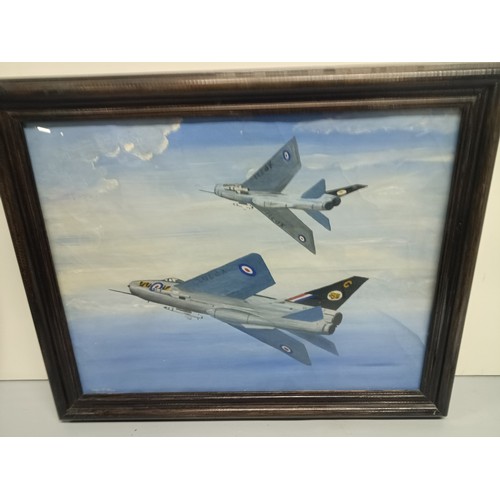 331V - An Original Painting of RAF Lightning Fighter Aircraft