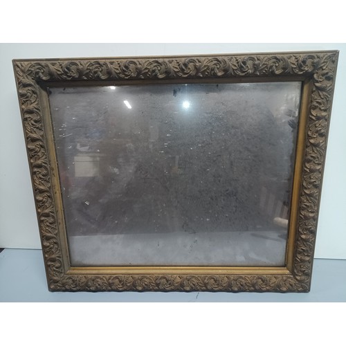 332J - A Vintage Gilt Framed Mirror 65 x 56cm