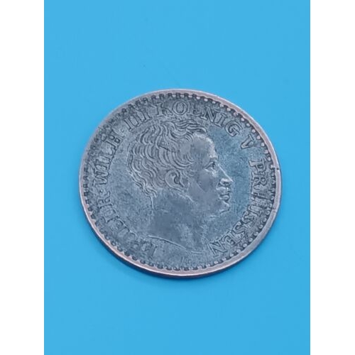 607B - Prussian 1 Silver Penny 1822 A Friedrich Wilhelm III (1797-1840)