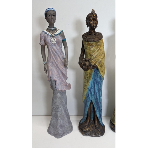 521 - 4 x African Figurines.