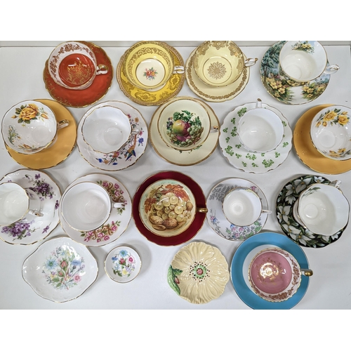 591 - A Collection of Teacups and Saucers etc. Paragon, Aynsley, Royal Grafton etc.