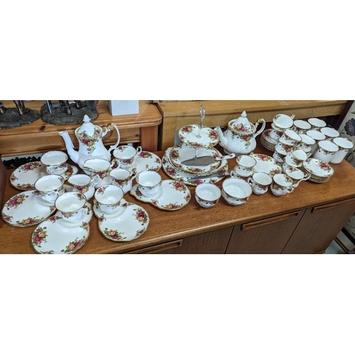 377 - A Royal Albert Old Country Roses Tea and Coffee Service inc. 6 x Mugs, 6 x Tea Cups and Saucers, 1 x... 