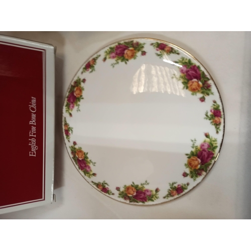 375 - Royal Albert Old Country Roses Gateaux Plate in Original Box