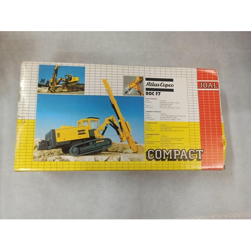 1097 - Atlas Copco ROCF 7 Rock Drill Die Cast Model In original Box & Packaging. Made by Joal.