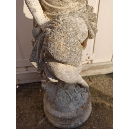 5 - Stone Lady Garden Ornament approx. 70cm