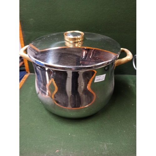 200 - Huge Casserole Pan, A Fish Steamer an Ice Bucket