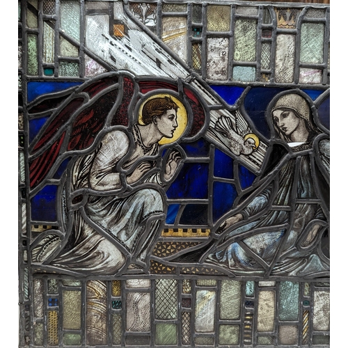 811 - A Stained Glass Window 50 x 52cm