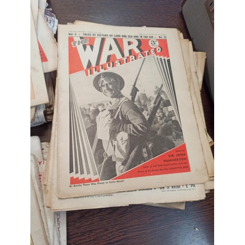 367B - The War Illustrated Affemera Magazines From 1940's.