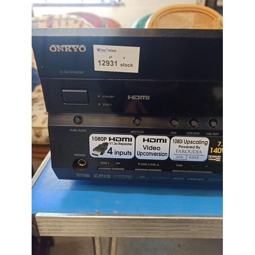 233 - Onkyo HDMI Amplifier , 4 x HDMI Inputs.