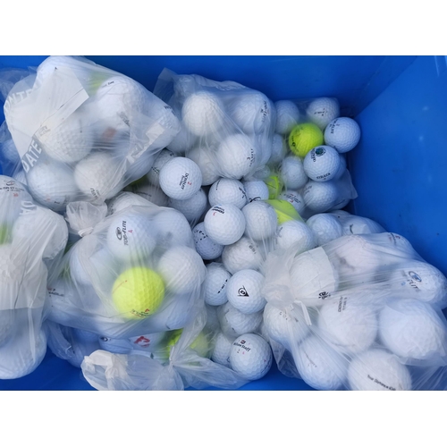 158 - Golf Balls, Large Crate Of Mixed Golf Balls. Including Top Flite, Ultra Donnay & More.