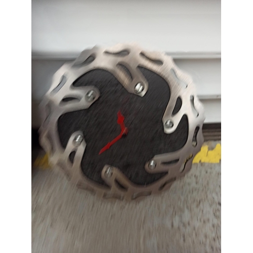 195 - Mac Tools & Brake Disc. Style Clocks