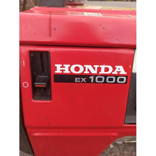 84 - Honda Ex 1000 Generator (Seen Working)