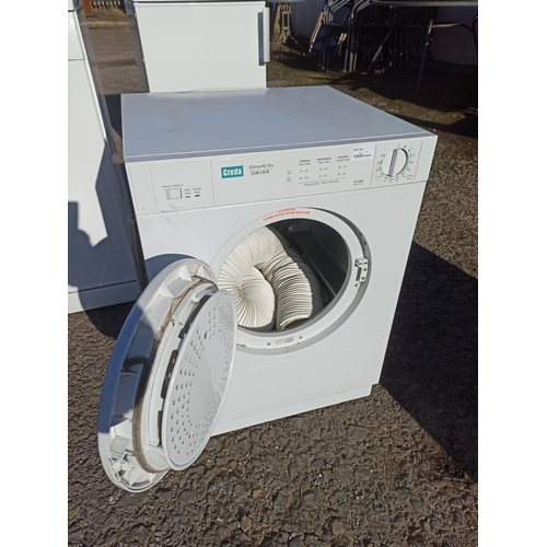 257 - A Creda Simplicity Dryer.
68cm H x 49cm W x 50cm D.