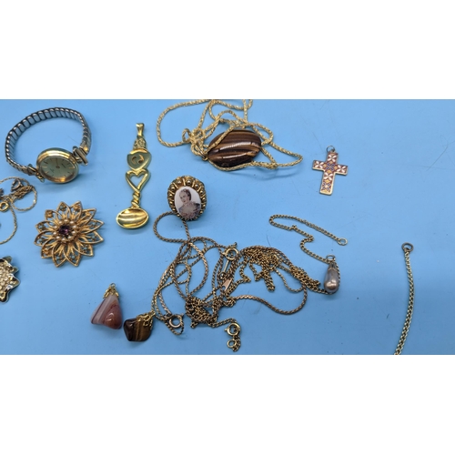 319 - A Quantity of Gilt Costume Jewellery - Faux Bijoux