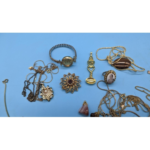 319 - A Quantity of Gilt Costume Jewellery - Faux Bijoux