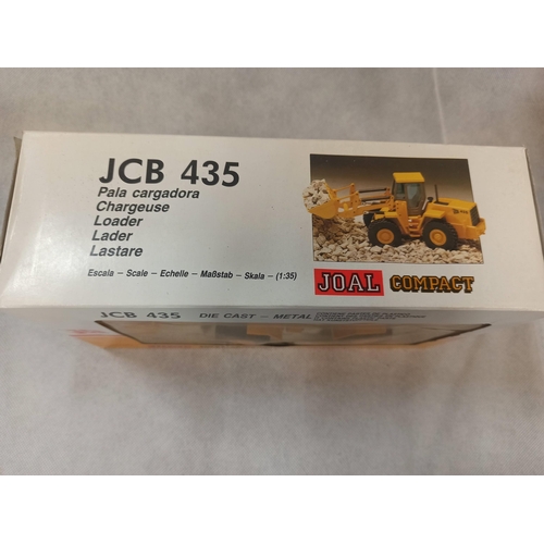 1096 - JCB 435 Die Cast Model Boxed In Original Packaging, made By Joal.