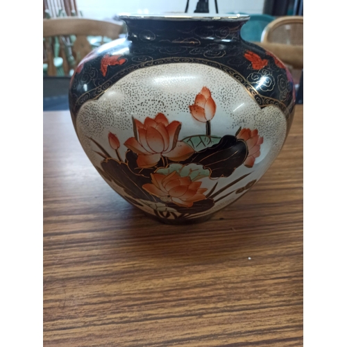 384 - Chinese Pottery Including Large Floral Vase , Ginger Jar and More