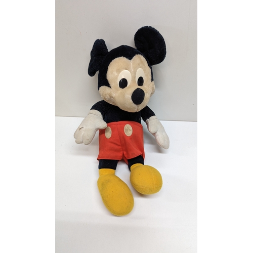 1078C - A Vintage Mickey Mouse Cuddly Toy