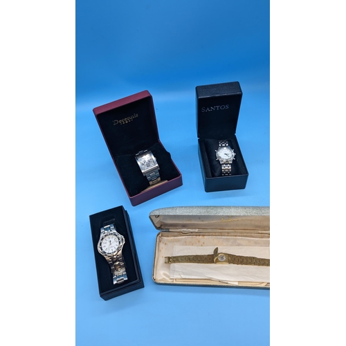 673 - 4 x Boxed Watches.