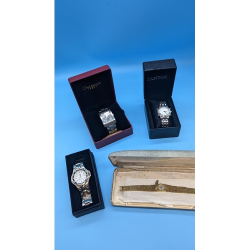 673 - 4 x Boxed Watches.