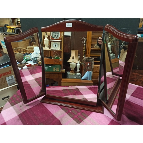 1032 - A Stag Triple Dressing Table Mirror