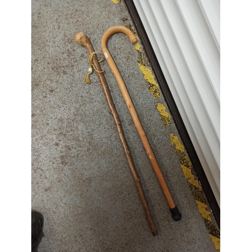 319B - A Pair Of Walking Sticks.