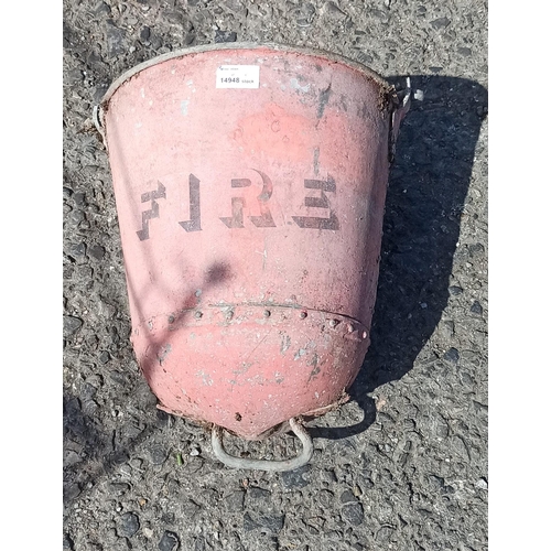 940 - Antique Hanging Fire Bucket