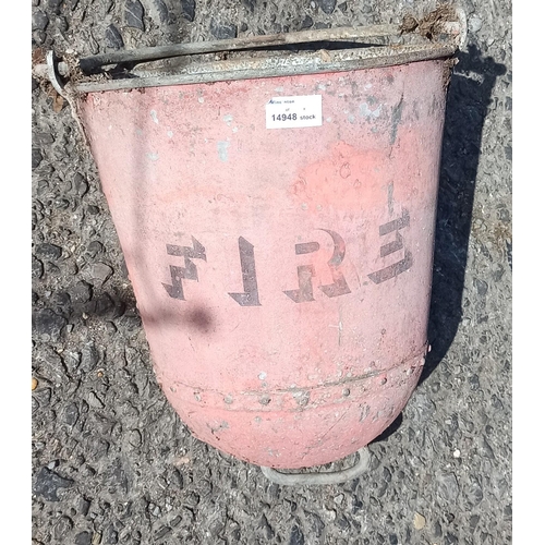 940 - Antique Hanging Fire Bucket