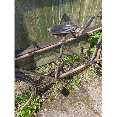 214 - Vintage Tandem Push Bike - Working but requires Cleaning and Servicing