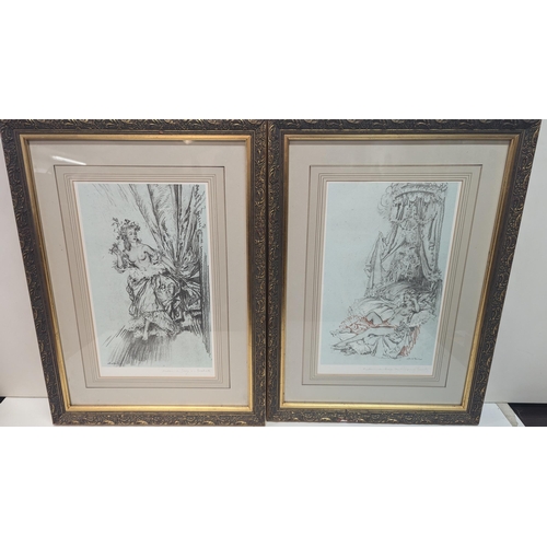 455 - Pair Of Gilt Framed Madame Du Barry Prints.
45cm x 62cm.