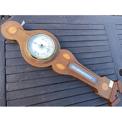 509 - Inlaid Wall Hanging  Barometer