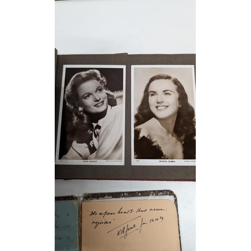 657 - A Hollywood Film star Album Plus Other Autograph Books, Heady Lamarr, James Mason etc.