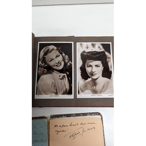 657 - A Hollywood Film star Album Plus Other Autograph Books, Heady Lamarr, James Mason etc.