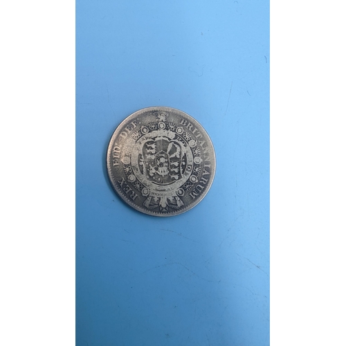 356 - George III 1817 Bullhead Silver Half Crown