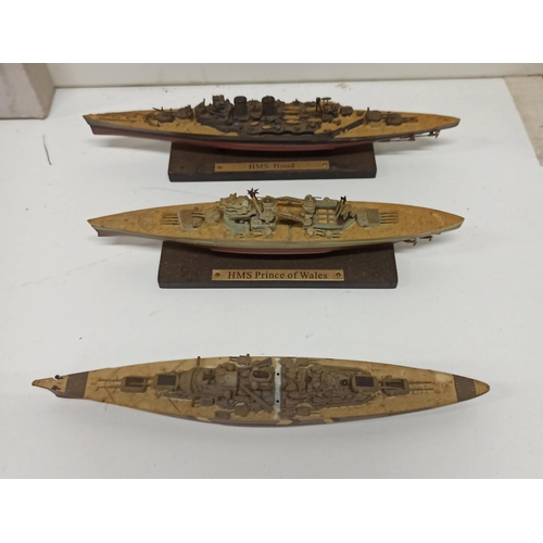 1214 - Assorted Boat Models.