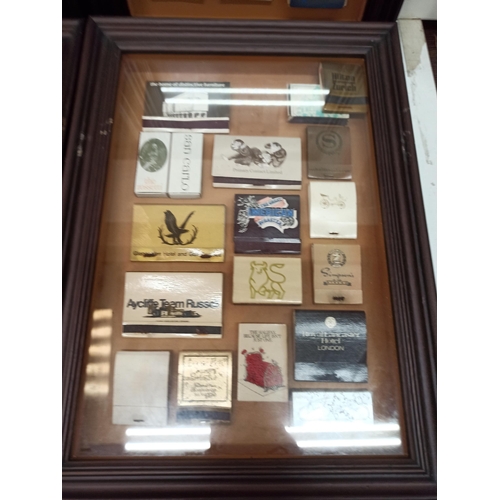 1215 - A Framed Matchbox Collection In Deep Display Frames. 6 In Total.