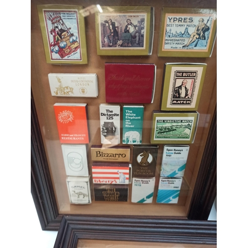 1215 - A Framed Matchbox Collection In Deep Display Frames. 6 In Total.