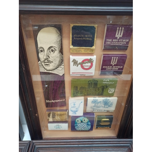 1215 - A Framed Matchbox Collection In Deep Display Frames. 6 In Total.