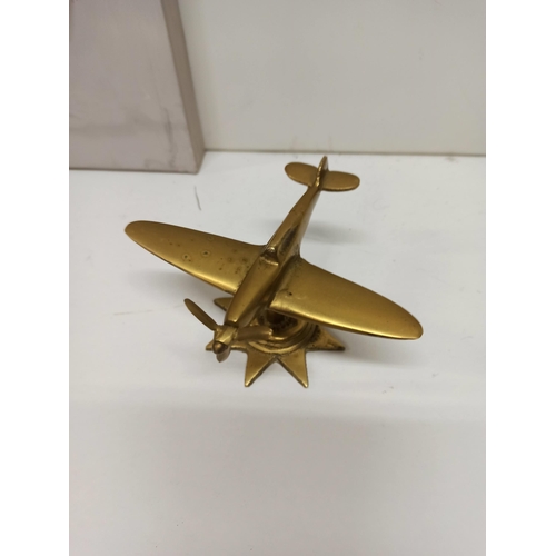 1217 - Trench Art Airplane Model.