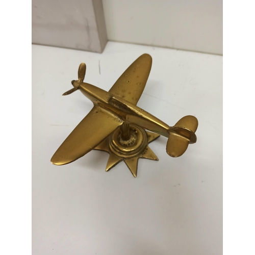 1217 - Trench Art Airplane Model.