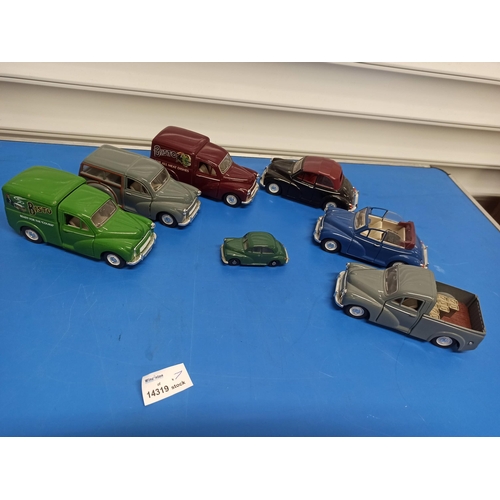 1223 - 7 x Morris Models Including Corgi & Salco.