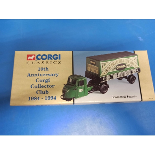 1225 - Corgi Classics Boxed Models Including Bedford TK Scammell Scarab & Leyland 8 Wheeler.