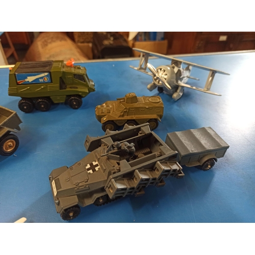 1227 - A Selection Of Dinky & Matchbox Military Models And More.