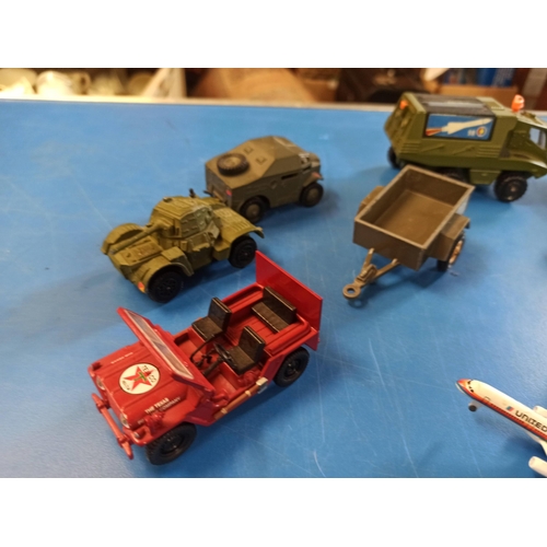 1227 - A Selection Of Dinky & Matchbox Military Models And More.