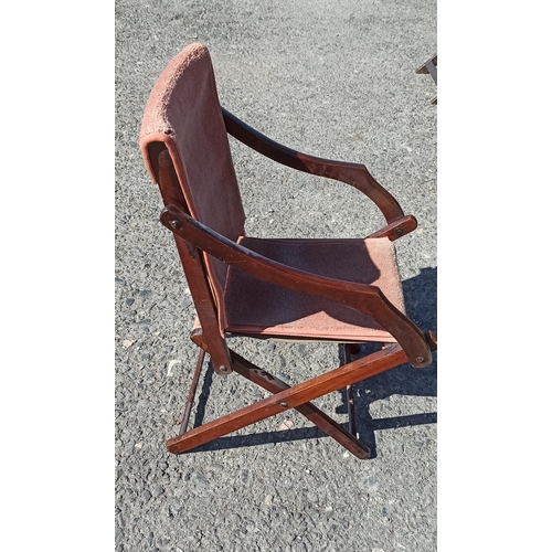 1162 - Folding Campaign Chair