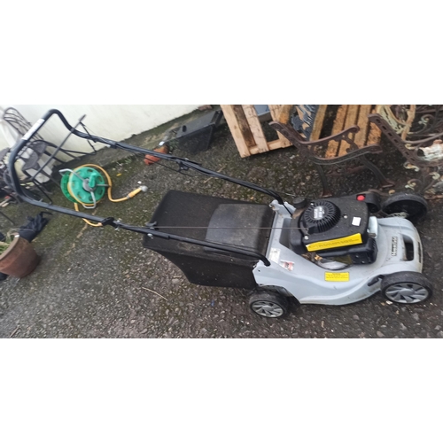 131 - A Mountfeild RS 100 Petrol Mower With Grass Box.