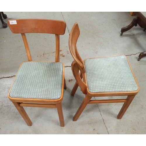 967 - A Pair Of Vintage Kitchen Chairs.